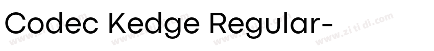 Codec Kedge Regular字体转换 Codec Kedge Regular字体转换